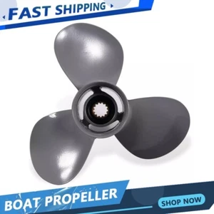 PROP 11 1/4 x 13 Aluminum Boat Propeller for Honda Engines 35-60HP 13 Spline RH - Bild 1 von 5
