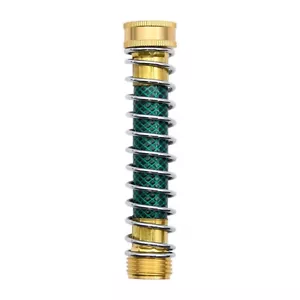 NEW Garden Hose Extension Adapter Kink Protector w/ Coil Spring Heavy Duty Brass - Picture 1 of 1