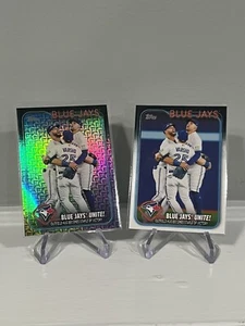 2024 Topps Series 1 Easter Foil + Base Blue Jays Unite #167 SP - Picture 1 of 6