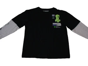 MINECRAFT Ssssss Boom Survival Mode Since Alpha Youth Size L Long Sleeve - Picture 1 of 6