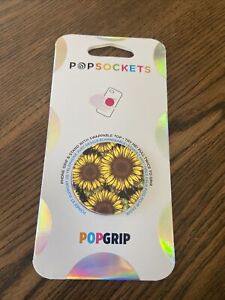 PopSockets PopGrip Series Swappable Phone Grip And Stand  Sunflower Power