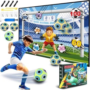Soccer Ball Games for Kids, 3 Inflatable Balls 1 Flannel Target/Indoor-Outdoor - Picture 1 of 8