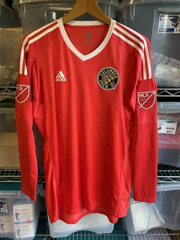 Official Team Columbus Crew SC Adidas GK Goalkeeper Jersey MLS Men's Sz Large L Cover