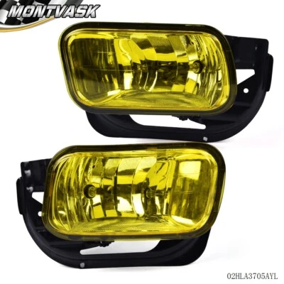 Fit For 2010-2018 Dodge Ram 2500 3500/09-12 Ram 1500 Yellow Lens Fog Lights Lamp Foto 1 de 4