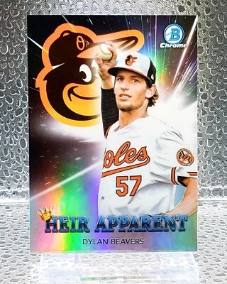 Dylan Beavers - 2022 Bowman Chrome "Heir Apparent" Refractor (#SN /250) - Image 1 of 4