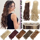 Straight One Piece Clip In Hair Extensionsreal As Human  Half Full Head Brown Us