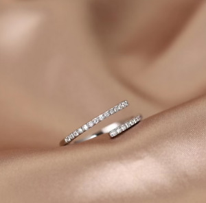 Vivid White Pave Set Round Cut Cubic Zirconia In 10K White Gold Anniversary Band