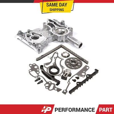 Kit de cubierta de cadena de distribución para camioneta Toyota 4Runner 85-95 2.4 SOHC 22R 22RE Foto 1 de 4