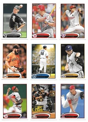 2012 Topps Baseball Trading Cards  / Choose / Pick From List  #s 251 - 500 / mb2 - Image 1 of 4