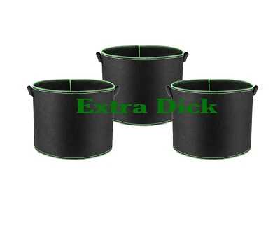 MARKENLOS 10x5 Gallonen 19L Filz Pflanzsack -EXTRA DICK!! Grow Pflanze Cannabis geeignet