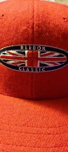 Reebok Classic Wollmischung BB-Kappe rot bestickt neu mit Etikett Einheitsgröße - Bild 1 von 4