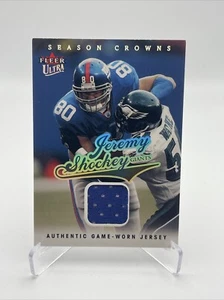 Jeremy Shockey Fleer Ultra 2004 Season Crowns Game Worn Jersey /149 - Picture 1 of 2
