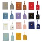 PU Leather Passport Holder Covers Luggage Lover Couple Cute Wedding Gift