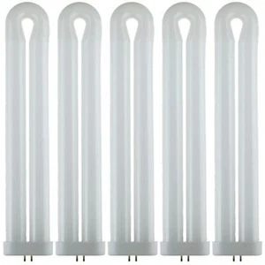 5 Pack Sunlite Fluorescent 40W Black Light U Shaped FUL Plugin, 4-Pin GX10Q Base - Picture 1 of 2