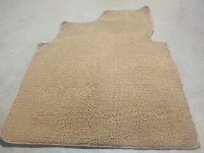 Clean Palomino Passenger Rear Right Carpet Mercedes w123 240 300 D T floor mat - Image 1 of 3