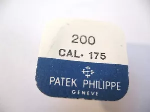 PATEK PHILIPPE 175 CENTRE WHEEL AND CANNON PINION PART 200 - Foto 1 di 2