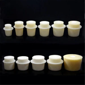 Tapered Silicone Plug  Hole Solid Silicone Stopper Food Grade Rubber Stopper - Picture 1 of 16