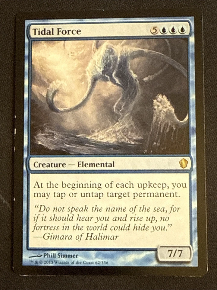 1x Tidal Force (62) Commander 2013 LP MTG Magic the Gathering x1 MKE - Image 1 of 2