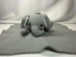 Walgreens Elefant Lovey weiche graue Strick Sicherheitsdecke Plüsch Baby Bettdecke - Bild 1 von 11