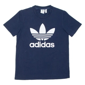 ADIDAS Womens T-Shirt Blue UK 12 - Picture 1 of 6