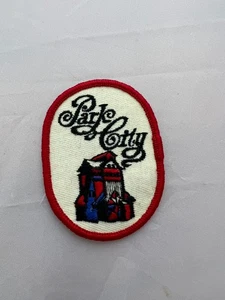 Vintage 70s-80s Park City Utah Silver King Mine Sew On Patch 3" x 2" - Picture 1 of 5