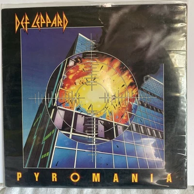 1983 Def Leppard Pyromania LP  810 308-1 M-1 MASTERDISK - EX / EX VINYL - Image 1 of 3