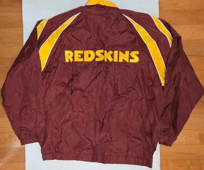NFL Washington Commanders Redskins De Colección Chaqueta Cortavientos Cremallera Fútbol 2XL Foto 1 de 3