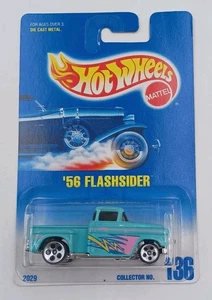 '56 Flashsider Chevy 3100 Stepside Truck Hot Wheels Mainline 1991,#136 5DOT - Picture 1 of 5