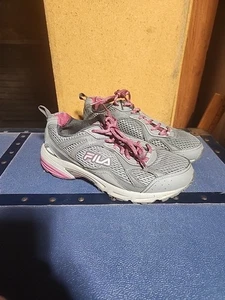 Fila Womens Windshift 15 5HR18055-258 Gray Running Shoes Sneakers Size 7 - Picture 1 of 8
