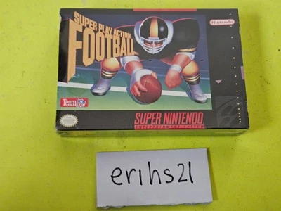 Super Play Action Football SNES Super Nintendo Factory Sealed New Vintage Rare - Image 1 of 4
