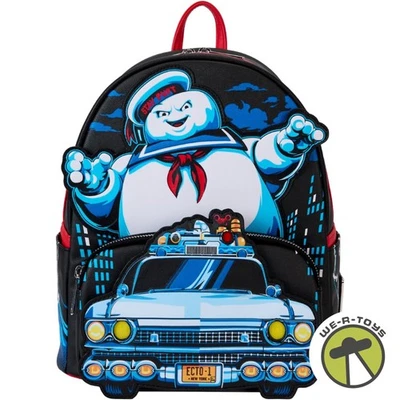 Ghostbusters Stay Puff Chasing Ecto 1 Light-Up Mini-Backpack Loungefly
