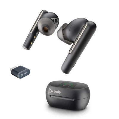 Poly Voyager Free 60+ UC True Wireless Earbuds Plantronics Noise-Canceling Mics - Image 1 of 4