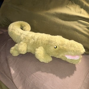 Peluche peluche giocattolo Wishpets 2004 SOFT GREEN POLO L'ALLIGATORE Reynold - Foto 1 di 24