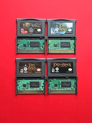 Lord of the Rings Game Boy Advance GBA Games Fellowship Two Towers Return King - Image 1 of 4
