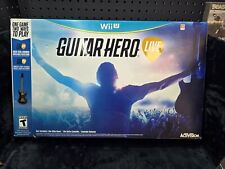 New Wii U Bundle-Guitar Hero Live Box Complete-Game-Controller-USB Dongle-Strap