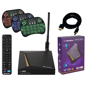 2023 vSeeBox V2 Pro con control remoto de voz, teclado retroiluminado - ver más abajo ahorrar mucho $ - Imagen 1 de 4