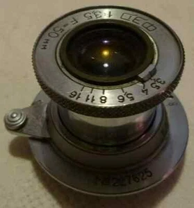 r Industar-10 FED Soviet USSR Collapsible f3.5/50mm lens of LEICA M39 mount 0602 - Picture 1 of 5