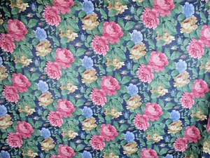 Fabric Library Design -1993 Floral Design "Memories" Crafting/Needlework Retro - Picture 1 of 6