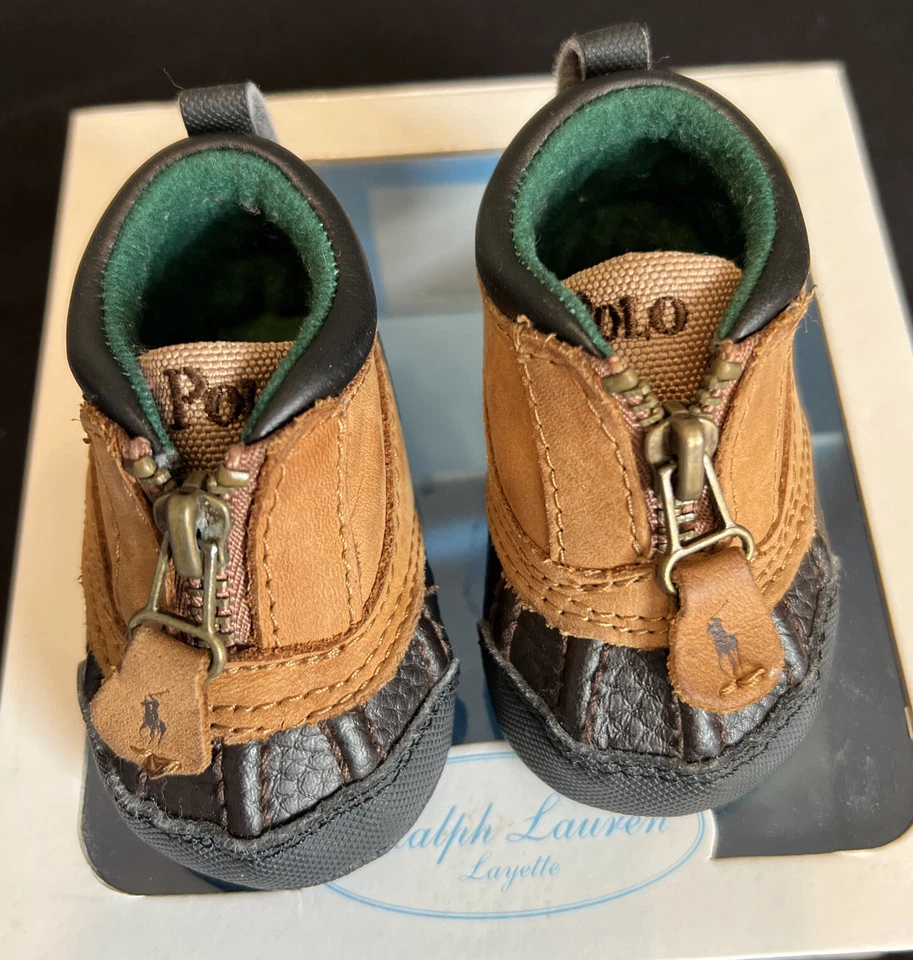 Ralph Lauren男童0码短靴 — 第 1/4 张图片