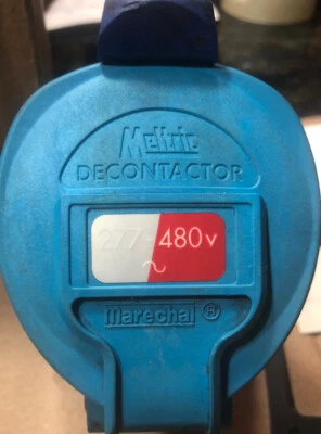 Meltric DSN 63-34047-972 30A, Type 4x, 10 HP, 480V Receptacle - Image 1 of 4