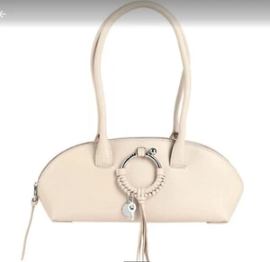 SEE BY CHLOÉ Leder Tasche Medium Ecru Neu - Bild 1 von 4