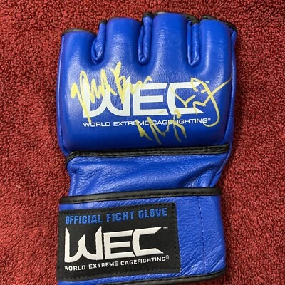 МАЙК БРАУН И УРИЯ ФАБЕР 2X ПОДПИСАННЫЕ Официальные БОЕВЫЕ ПЕРЧАТКИ WEC *РЕДКИЕ MMA Автограф - Изображение 1 из 4