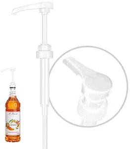 Coffee Syrup Pump Fits 750Ml Torani, Skinny, Davinci Bottles (White) - Picture 1 of 2