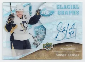 2009-10 Upper Deck Ice Glacial Graphs Autograph #GG-SC Sidney Crosby !! - Picture 1 of 2