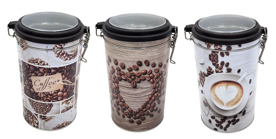 Vakuum Kaffeedose Metall Kaffeebox Kaffeebehälter Kaffeespender Kaffeebüchse - Bild 1 von 1
