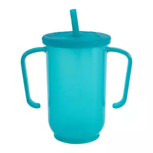 Drinking Cup/Beaker/Mug/Sippy Cup for Disabled Adults with Easy Grip Handles - Picture 1 of 8