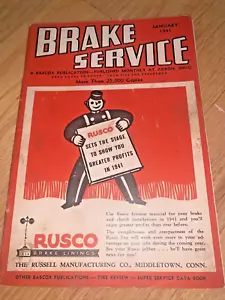 Januar 1941 BREMSDIENST Werkstatt Info / Anzeigen / Autos PACKARD / NASH - Bild 1 von 12