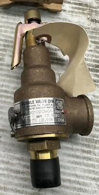 Kunkle 6010DCM01-AM Relief Valve 1/2" FNpt 3/4" MNPT 1" 1203243 - Image 1 of 3