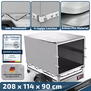 Anhängerplane Hochplane 208x114x90 STEMA OPTI AN F 750 PKW Anhänger Abdeckplane - Bild 1 von 7