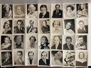 Enorme lotto di 64 foto d'epoca ritratto hollywoodiano MGM pubblicità 4x5 fotografie - Foto 1 di 3